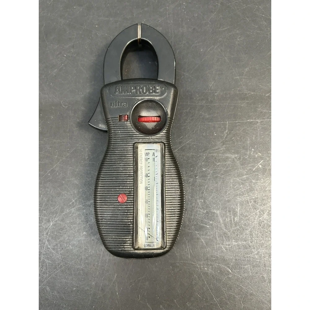 Vintage Amprobe Ultra RS-3 Clamp Meter AC Volt Ammeter Ohmmeter - Not Tested